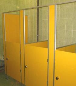Туалетные перегородки в детском саду, Крым, Раздольное, детсад Сказка